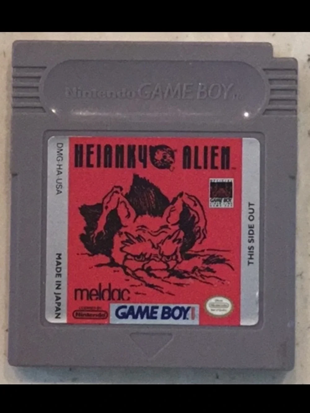 Heiankyo Alien Nintendo Game Boy Game Authentic Gameboy Tested